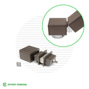 Signature Classic Stair End Handrail Hinge Handrail Cable Bullet 