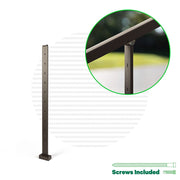 Signature Classic Top Mount Line Post Posts Cable Bullet 36" (11 Cables) Bronze Stair Run Line Post