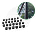 Signature Midnight Deluxe Post Hole Cover Hardware Cable Bullet 26 