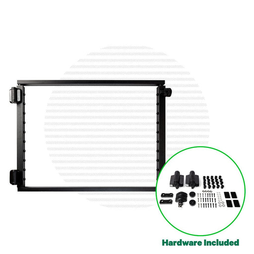 Signature Midnight Gate Hardware Cable Bullet 36" Customizable (48” Max) Flat Black (Fine Texture)