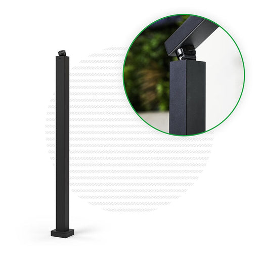 Signature Midnight Top Mount Blank Post Posts Cable Bullet 36" Flat Black (Fine Texture) 