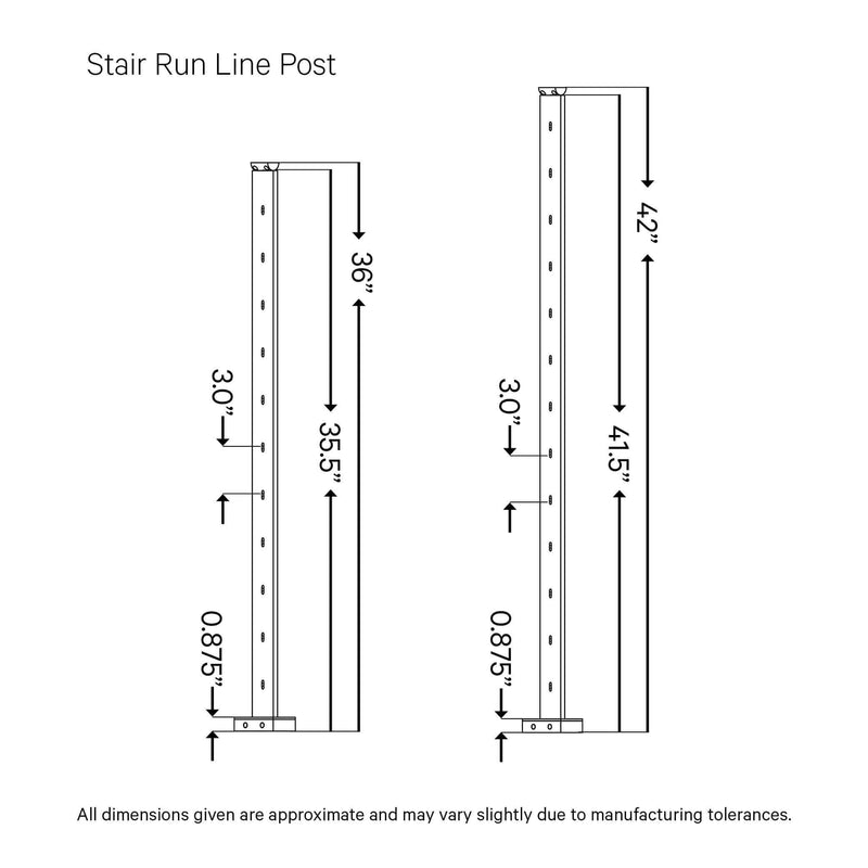 Signature Select Top Mount Line Post Cable Bullet 