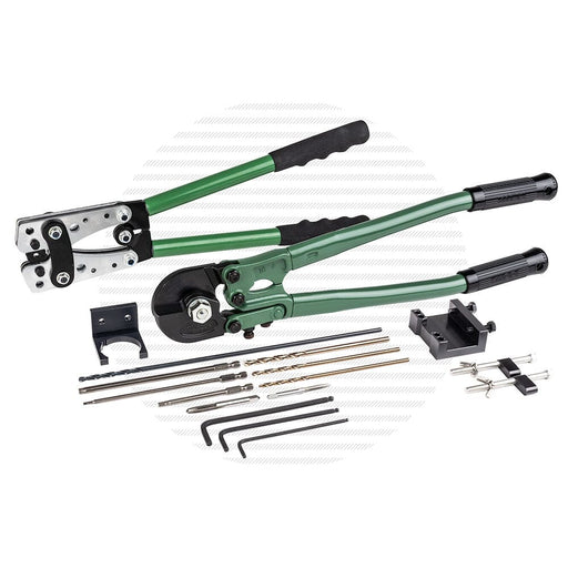 Signature Series Installation Kit Installation Kits Cable Bullet Installation Kit + Handrail Clamp for Stair Line Posts Heavy-Duty Cutter 