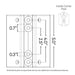 Signature Series Side Mount Cable Railing Terminal Post Posts Cable Bullet 