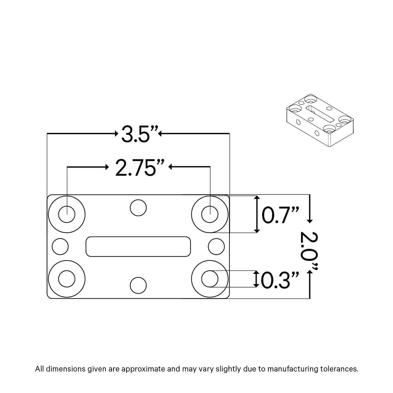Signature Series Top Mount Cable Railing Line Post — Cable Bullet