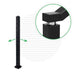 Signature Series Top Mount Cable Railing Terminal Post Posts Cable Bullet Corner Post 36" (11 Cables) Flat Black (Fine Texture)