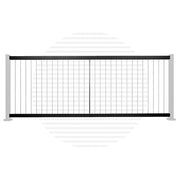 Summit Series Vertical Cable Railing Level Panel Panels Cable Bullet 36" Flat Black (Fine Texture) 96" Level Run