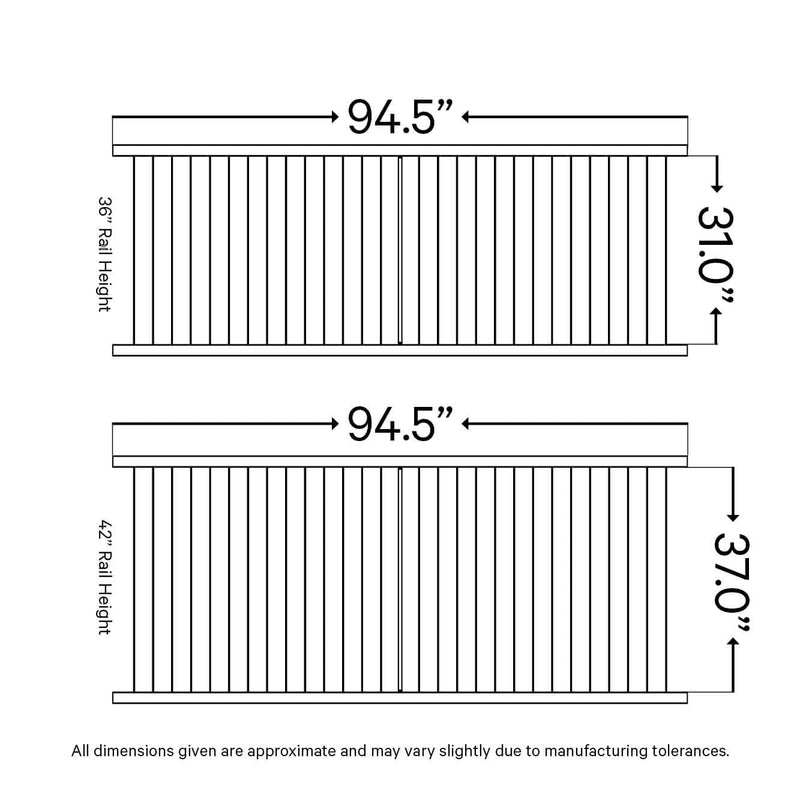 Summit Series Vertical Cable Railing Level Panel Panels Cable Bullet 