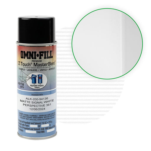 Touch-Up Paint Aerosol 5 oz. Tools Automotive Color & Supply Corp. Flat White 