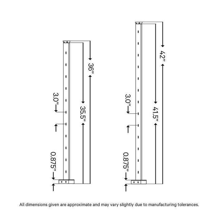 Venture Series Top Mount Stainless Steel Cable Railing Line Post Posts Cable Bullet 