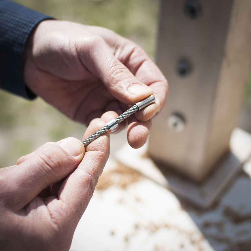 Hardware for Wood Posts — Cable Bullet
