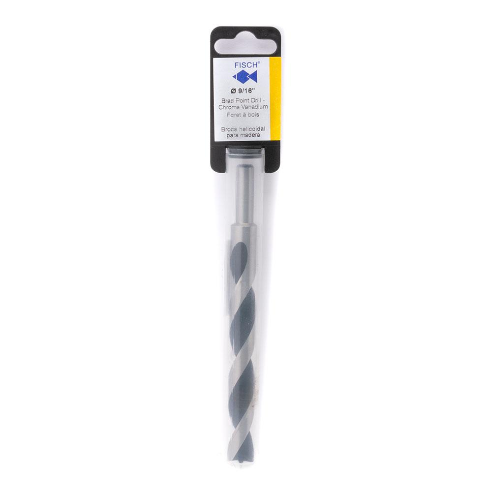 FISCH® 9/16&quot; Chrome Vanadium Brad Point Drill Bit Tools Affinity Tool Works, LLC 