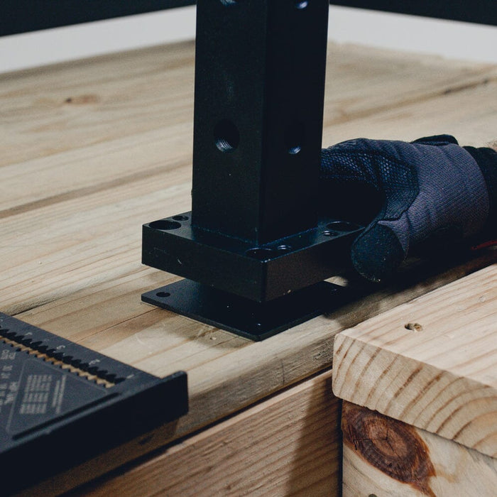 Leveling Plate For Rigging Aluminum Post Leveling Plate — Cable Bullet