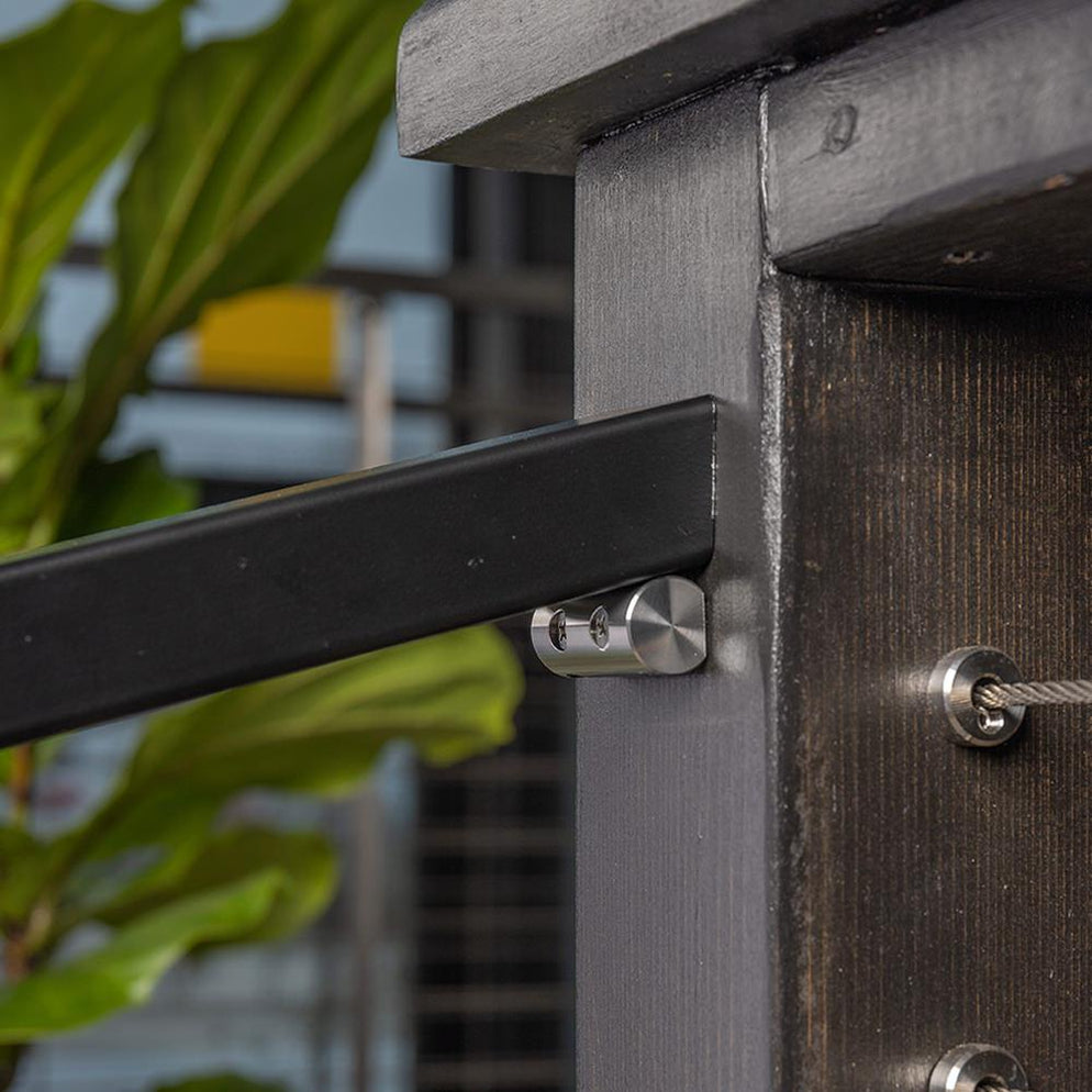 Hand Railing Post Brackets Post-Side Handrail Bracket — Cable Bullet