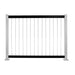 Summit Series Vertical Cable Railing Level Panel Posts Cable Bullet 36" Flat Black (Fine Texture) 48" Level Run